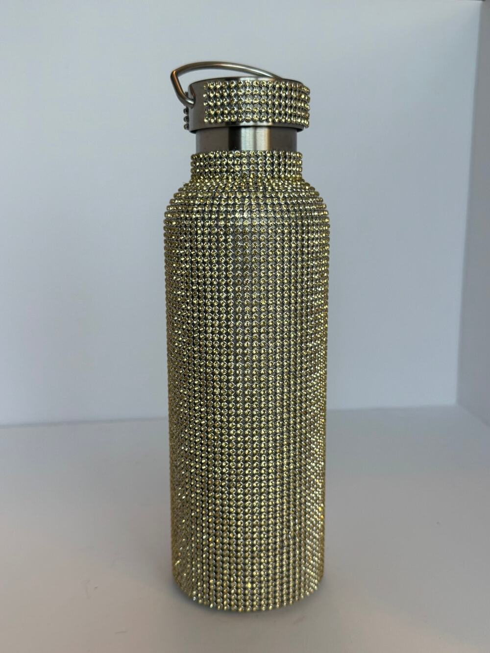 TOMO Bottle Luxury Gold Rhinestone Luxury Diamond Water Bottle New